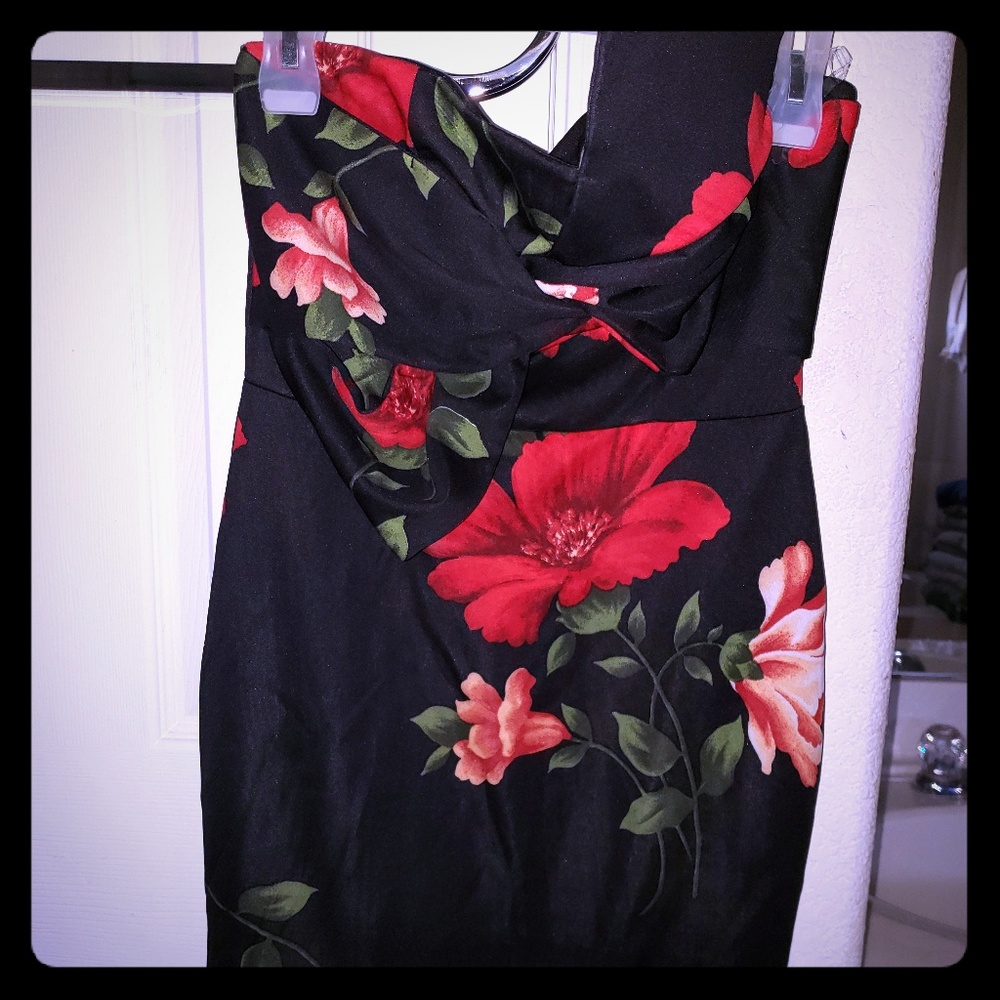 Floral tube dress